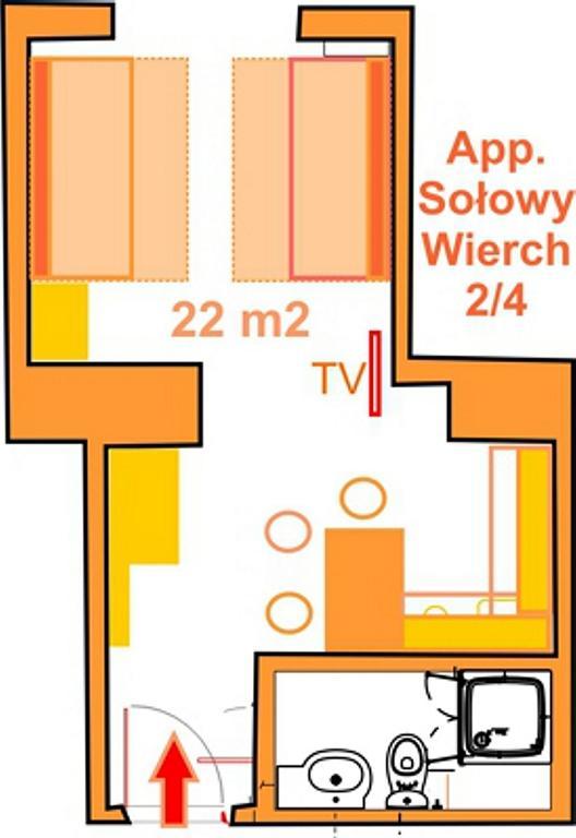 Apartamenty Kubalonka Istebna Pokoj fotografie